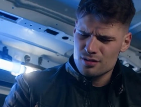 Bearded Officer Olivier Robert Lets Malik Delgaty Pound His Impatient Ass & Give Him A Facial - MEN taiwan porn gay