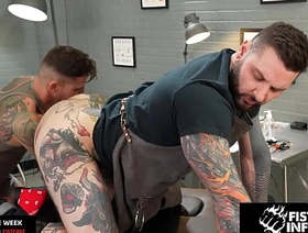 Successful Tattooer Rosebuded By Jock Fist - Teddy Bryce, Archer Croft - FistingInferno turkish hot gay porn
