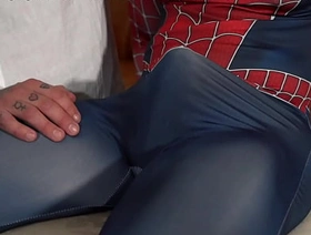 Superman Spiderman’s BBC gets all Jizzed up at ManUpFilm gay porn so hot