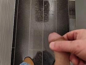 Elevate d vomit toilet jerking off hot bewhiskered gay porn