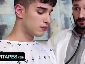 The Creepy Doctor Extract Semen From The Cutest Boy On Campus Be fitting of Scientific Purposes - DoctorTapes gay porn hot hairy