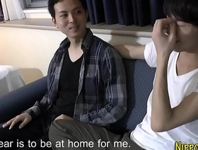 Japanese twink cummed on porn unconcerned hot teen