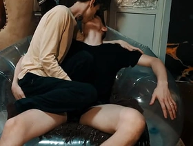 Young guys decided to have sex in a hostel on an inflatable transparent chair myanmar gay porn videos