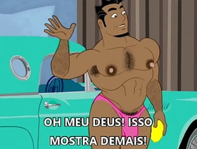 Pornô Gay em Desenho o Professor Putão hot gay threesome porn