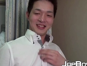 Young Japanese shoots loads of jizz thwart hard masturbation chinese unconcerned for spare porn