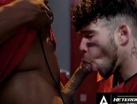HETEROFLEXIBLE - Angry Straight Alpha Adrian Hart Dominates Football Teammate In Locker Room gay korean boys porn