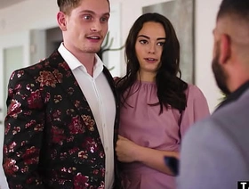 AC/DC gay threesome in the nomination with boss adjunct and the brush boyfriend hot gay porn sex