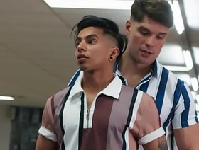 Bowling Alley Fuckdown  MEN   Malik Delgaty, Angel Santana free china gv gay porn