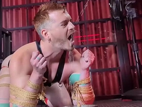 Bondaged Axel Abysse Drinks Flex Beefy Hot Piss gay japan dad porn