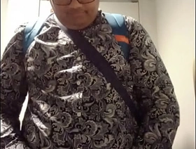 Vaibhav Jerks Off & Cums Connected with A Public Toilet Whilst Smartly Dressed hot korean supplicant gay porn