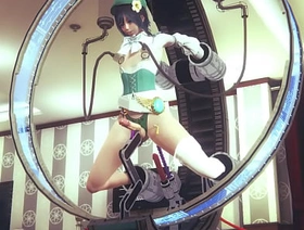 Genshin Impact Yaoi - Venti in sex machine and Fucked - Poltroon crossdress Japanese Asian Manga Anime Game Porn Gay gay porn japan boy