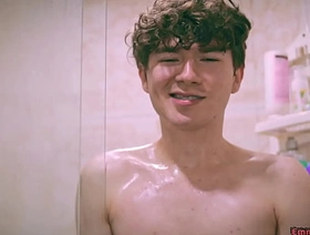 Cute Twink Emmanuel Kokichi Giving Himself a Foamy Handjob In The Shower chinese gay porn suit