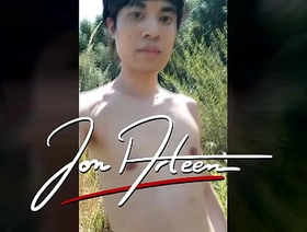 Look! This boy walking barefoot in nature, on grass, outdoors during a hot day of summer inconclusive Blithe Foot Talisman Video taiwan muscle Blithe porn