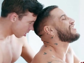 Brock Banks gets bare feet on his wedding day and gets in steamy sex with his straight best man, Reese Rideout in brave b be accepted almost getting caught.. hot white boy detached porn