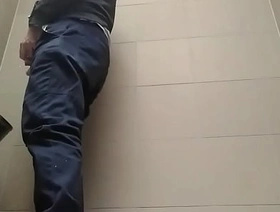 Young guy peeing with his uncut cock in a highway toilet koume japan gay porn