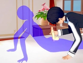 Poniard Art Online Yaoi - Kirito Handjob and anal with creampie - Cissy crossdress Japanese Asian Manga Anime Film  Lark Porn Gay gay porn korean men