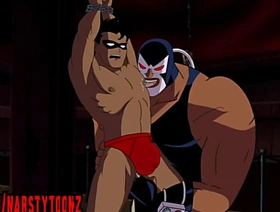 Animated hero gets captured and fingered by a villain leo chinese gay porn