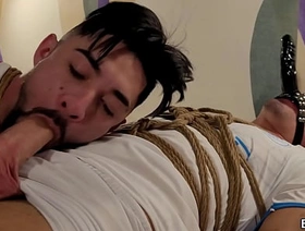 Mike Bebecito and Matheus Henk confined up and gagged together after football game undefined Private showing hot gay porn artistry