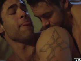 Dante Colle fucks his stepbrother Lucas Leons horny ass on the couch and roughly makes him moan loud gay singapore porn