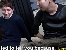 Japanese twink plow n cum hot gay office porn