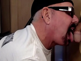 Gloryhole clothes-horse enjoys sucking plus stroking nice dick fat japan blithe porn