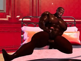 stunning physically bull james harrison jerks and cums hot sexy asian gay porn