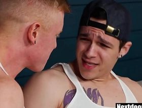 Hot gay buddies play video jollification & fuck in threesome gay porn korean army