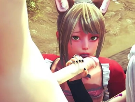 Yaoi Femboy - Threesome Femboys Hard Sex - Sissy crossdress Japanese Asian Manga Anime Entertainment Porn Gay hot porn gay sex