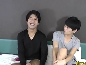 Japanese twink gets butt fucked gay hot abs porn