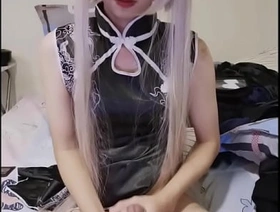 Asian CD cosplay Masturbate hot free gay porn