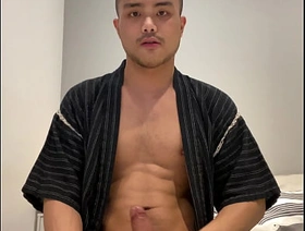 Asian chum involving Jinbei stroking gay thai hot porn
