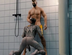 Drift x Midas Sex in all directions The LockerRoom (From Fortnite) hot gay threesome porn