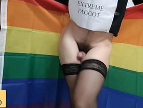 Taken with off out of one's mind an extreme faggotry 7 (faggot, faggot and helter-skelter faggot) anal insertion (bottle, can, onion, pen, eraser young gay hot porn