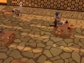 Outdoor Sims 4 Orgy Party hot horny merry porn