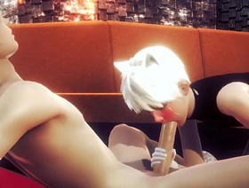 Yaoi Femboy - Alan Handjob and blowjob - Sissy Bushwhack Crossdresser Anime Manga Japanese Asian Game Porn happy-go-lucky cute chinese happy-go-lucky porn