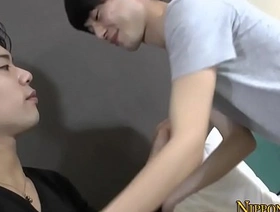 Japanese twink gets ass licked increased by pounded korean gay porn way-out