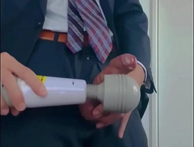 スーツで淫語オナニー porn merry hot asian