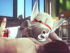 Yaoi Femboy - Fox Femboy having sex in class - Sissy crossdress Japanese Asian Manga Anime Film  Recreation Porn Gay gay hot twink porn