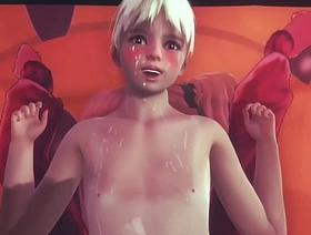 Yaoi femboy Kitten POV Handjob and fucked all over his room - Japanese sissy boy korean cheerful porn feet