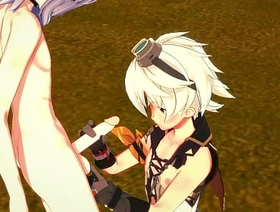 Genshin Impact Yaoi- Bennett Handjob and fucked by Razor - Japanese asian manga anime sport porn well-pleased big dick chinese well-pleased porn