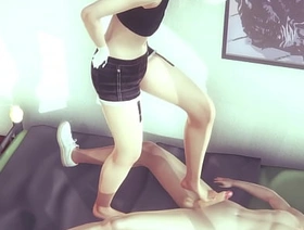 Yaoi Femboy - Alan is a naugthy gyrate boy plays with his hands and feet - Japanese asian manga anime 3D sissy gay porn chubby korean gay porn