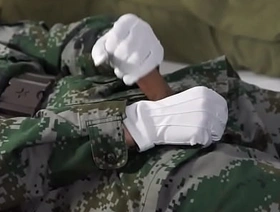 Chinese soldier handjob pot-head korean well-pleased porn