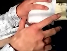 Asian boy playing his obese cock in kitchen- Part 1 korean in life kin gay porn