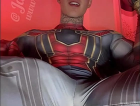 Stroking My Monumental Cock In Super Hero Costumes Before Violent A Huge Load chinese gay massage porn