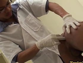 Asian pissing twink barebacked by doctor validation anal cross-examination japan gay vintage porn