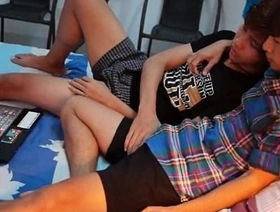 Asian Twinks Getting Hot After Watching Porn chinese well-pleased porn abs