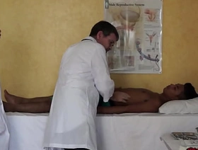 Asian patient anal licked while threeway breeded wide of doctors homemade chinese gay porn