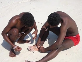 Black Twinks Sameul plus Wilson Bareback hot school gay porn