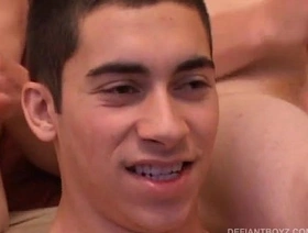 Young Threesome Cock Suckers Eat Their Cum chinese gay porn couple