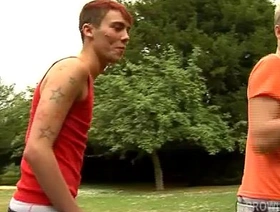 Double Penetrating Young Dan Jenkins chinese dormitory gay porn